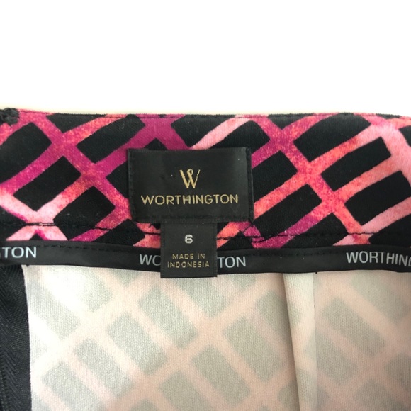 Worthington Fuchsia Pencil Skirt - Picture 3 of 6